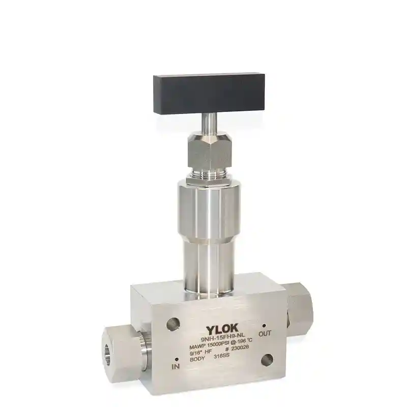 Cryogenic Ultra-High Pressure Needle Valves